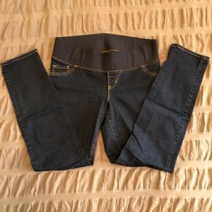 Dark Blue Skinny Jeans - Maternity